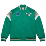 Philadelphia Eagles NFL Jacke Heavyweight Satin Jacket Merchandise Mitchell and Ness