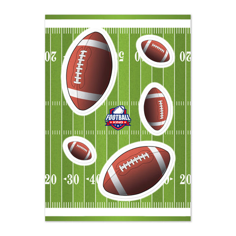 FOOTBALL STICKER-SET FÜR SNACK-HELM - PF