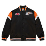 Cincinnati Bengals NFL Jacke Heavyweight Satin Jacket Merchandise Mitchell and Ness