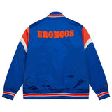 Denver Broncos NFL Jacke Heavyweight Satin Jacket Merchandise Mitchell and Ness