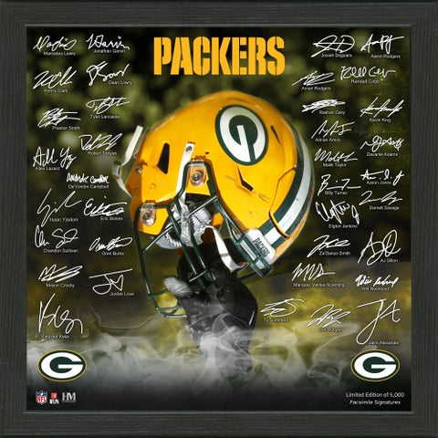 Signature Helmet 2021 - Photo Frame - Green Bay Packers