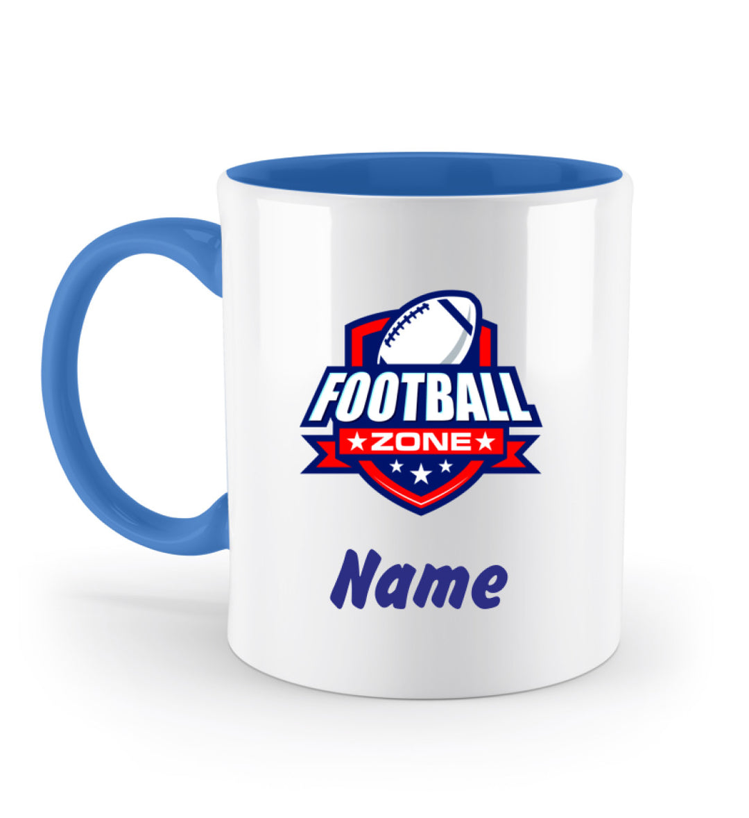 Tazza Da Colazione Con Scritta Football Americano | 330 Ml In Ceramica | Idea Regalo Per Appassionati Di Football | Stampata A Mano In Germania