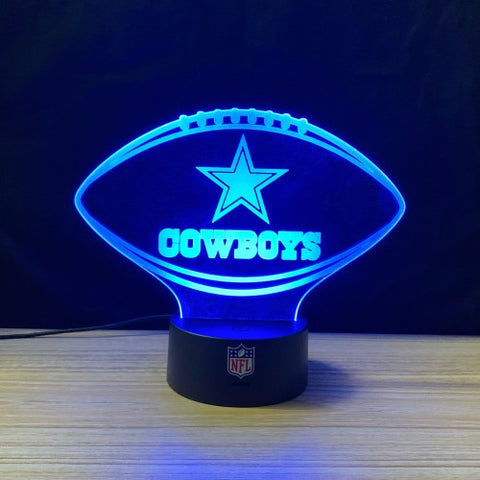 LED-Lampe Licht NFL Geschenkidee Football Dallas Cowboys