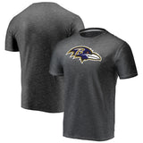Fanatics - Baltimore Ravens Charcoal Logo T-Shirt - NFL Shop - AMERICAN FOOTBALL-KING