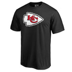 Fanatics - Kansas City Chiefs Black Logo T-Shirt - NFL Shop - AMERICAN FOOTBALL-KING