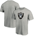Fanatics - Las Vegas Raiders Grey Logo T-Shirt - NFL Shop - AMERICAN FOOTBALL-KING