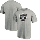 Fanatics - Las Vegas Raiders Grey Logo T-Shirt - NFL Shop - AMERICAN FOOTBALL-KING