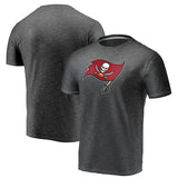 Fanatics - Tampa Bay Buccaneers Heathered Charcoal Logo T-Shirt - NFL Shop - AMERICAN FOOTBALL-KING