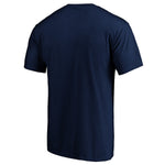Fanatics - Seattle Seahawks Navy Logo T-Shirt - NFL Shop - AMERICAN FOOTBALL-KING