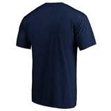 Fanatics - Seattle Seahawks Navy Logo T-Shirt - NFL Shop - AMERICAN FOOTBALL-KING