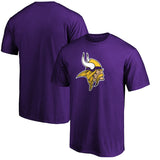 Fanatics - Minnesota Vikings Purple Logo T-Shirt - NFL Shop - AMERICAN FOOTBALL-KING