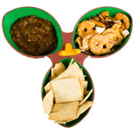 Combination snack bowl - football - superbowl decoration