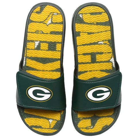 Badelatschen Hausschuhe Schlappen Adiletten - Green Bay Packers