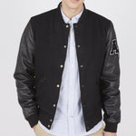 College Jacke - Teddy Varsity - schwarz