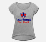 FOOTBALL-KING - Football King - Female Football Fan Club - Damen T-Shirt - grau - NFL Shop - AMERICAN FOOTBALL-KING
