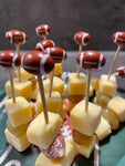 Finger food skewers - American Football party decoration (30 pieces) - 9cm
