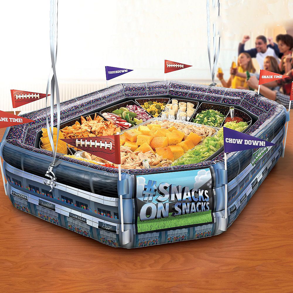 Snack Stadium Football Americano 40YARDS - Vassoio XXL 61x43cm Per Party E Feste - Foto 8