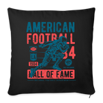 Football Sofa-Kissen - Geschenkidee - black