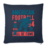 Football Sofa-Kissen - Geschenkidee - navy