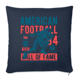 Football Sofa-Kissen - Geschenkidee - navy