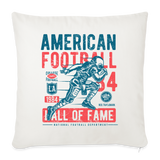 Football Sofa-Kissen - Geschenkidee - natural white