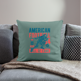 Football Sofa-Kissen - Geschenkidee - cypress green