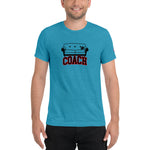 Sofa Coach - Triblend T-Shirt - Red Block