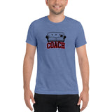 Sofa Coach - Triblend T-Shirt - Red Block