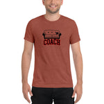 Sofa Coach - Triblend T-Shirt - Red Block