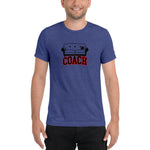 Sofa Coach - Triblend T-Shirt - Red Block