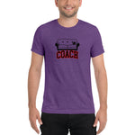 Sofa Coach - Triblend T-Shirt - Red Block