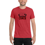 Sofa Coach - Triblend T-Shirt - Red Block